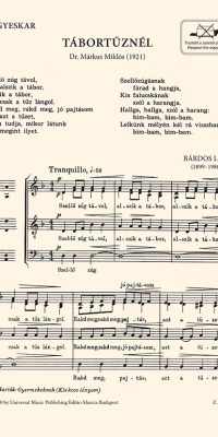 Bárdos: Tábortűznél