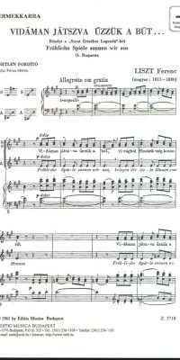 Liszt: Fröhliche Spiele sannen wir aus