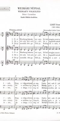 Liszt: Weimari népdal ; Serkentő