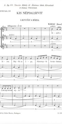 Karai: Small Folksong Suite