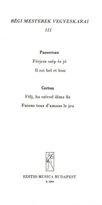 Old Masters' Mixed Choruses V3