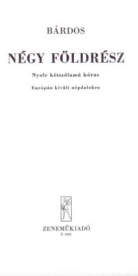 Bárdos: Négy földrész