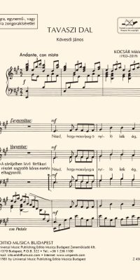 Kocsár: Spring Song