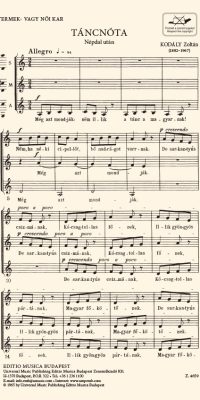 Kodály: Dancing Song