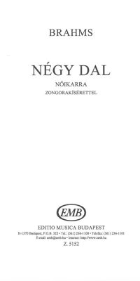 Brahms: Négy dal