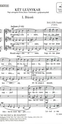 Balázs: Two Female Choruses