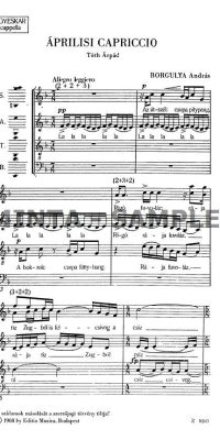 Borgulya: Áprilisi capriccio