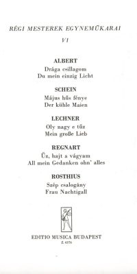 Régi mesterek egyneműkarai 6