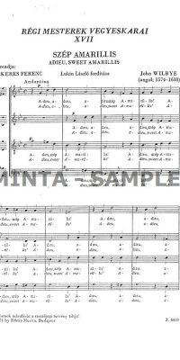 Old Masters' Mixed Choruses V17