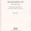 John Dunstable: Magnificat Secundi Toni  Für Dreistimmige Frauen-
