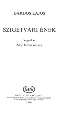 Szigetvári ének