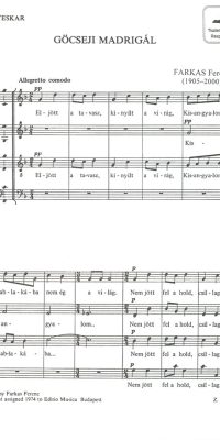 Madrigal from Göcsej