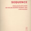 László Dubrovay: Sequence (für Blockflöte oder ein Holzblasinstrument und Synthesizer)