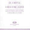 Diego Ortiz: 4 Recercadas für Violoncello mit Gitarre(für Violoncello mit Klavier)