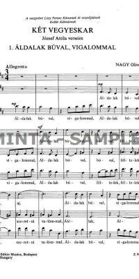 Two Choruses for mixed voices