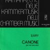 László Sáry: Canone(per sei esecutori)