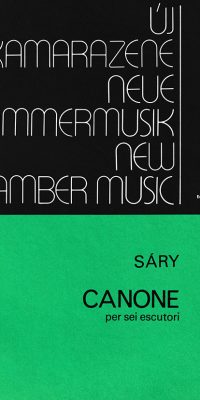László Sáry: Canone(per sei esecutori)