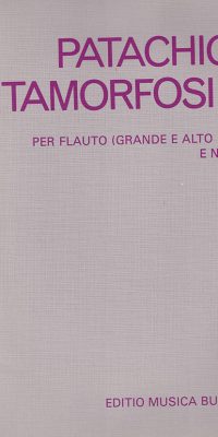 Iván Patachich: Metamorfosi (II)(per flauto (grande e alto in sol) e nastro)