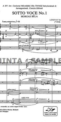 Sotto voce No.1