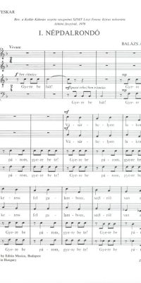 Rondo on Hungarian folksongs no. 1