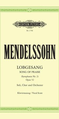 Mendelssohn: Symphony Nr 2 B-Dur Op. 52 Lobgesang (Vocalscore)
