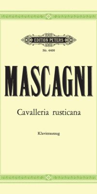 Mascagni: Cavalleria Rusticana (Vocal Score)