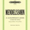 Mendelssohn: 20 Ausgewählte Lieder (High Voices)