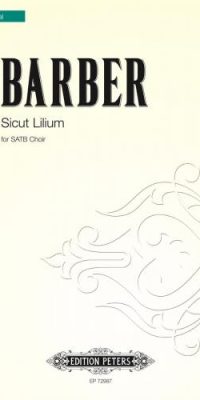 John Barber: Sicut Lilium (SATB)