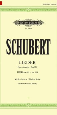 Franz Schubert: Songs Volume 4: 45 Songs (Medium Voice)