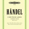 Handel: 9 Deutsche Arien Hwv 202-210