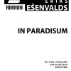 Eriks Esenvalds: In Paradisium (choral score)