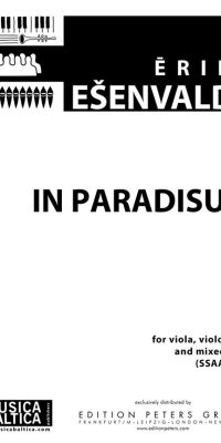 Eriks Esenvalds: In Paradisium (choral score)