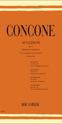 Concone: 40 Lezioni Op. 17 (Di Pianoforte)