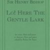 Lo! Here The Gentle Lark(arranged For Soprano Voice, Flute & Piano or Clarinet, Flu)