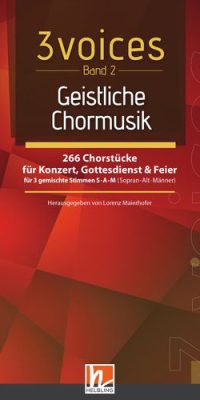 3 Voices - Geistliche Chormusik Band 2