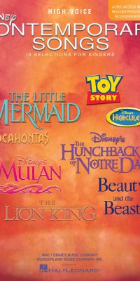 Disney Contemporary Songs fuer High Voice