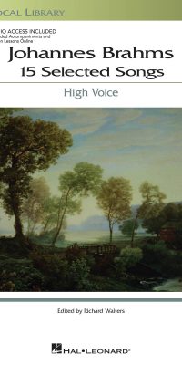 Brahms: 15 Selected Songs (High Voice)