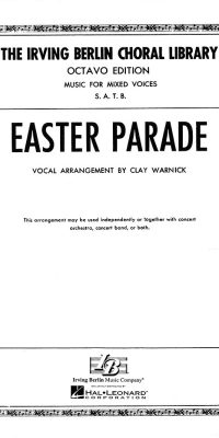 Irving Berlin: Easter Parade