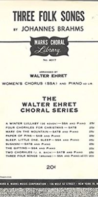 Three Folk Songs Collection
