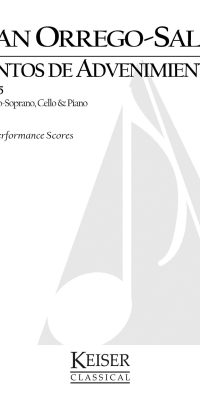 Cantos de Advenimiento, Op. 25 (Mezzo-Soprano and Chamber Ensemble)