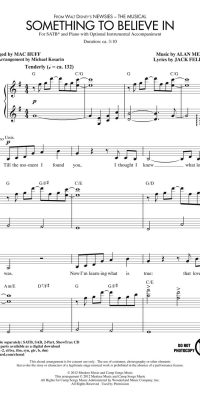 Something To Believe In(from Newsies)