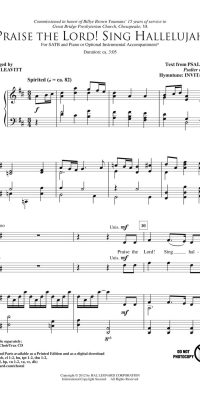 Early Amercian Tune: Praise The Lord! Sing Hallelujah