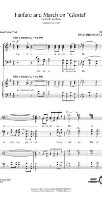 Fanfare and March on Gloria!