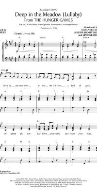 Deep in the Meadow Lullaby(from The Hunger Games)