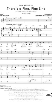 There's a Fine, Fine Line(from Avenue Q)