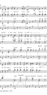 What Matters Most (SATB)