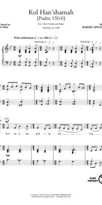 Kol Han'shamah(Psalm 15:6)