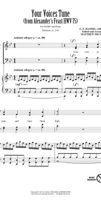 Your Voices Tune(from Alexander's Feast)
