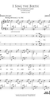 I Sing the Birth