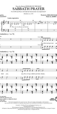 Sabbath Prayer(from Fiddler on the Roof)